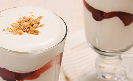 Cheery Cheesecake Pudding